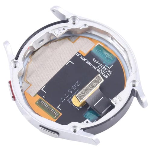 LCD-Bildschirm Samsung Galaxy Watch 4 SM-R870 mit Rahmen (Silber)