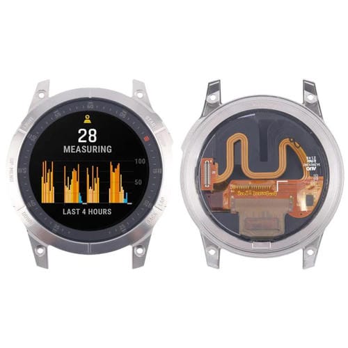 Full Screen Garmin Epix with Frame (Silver)