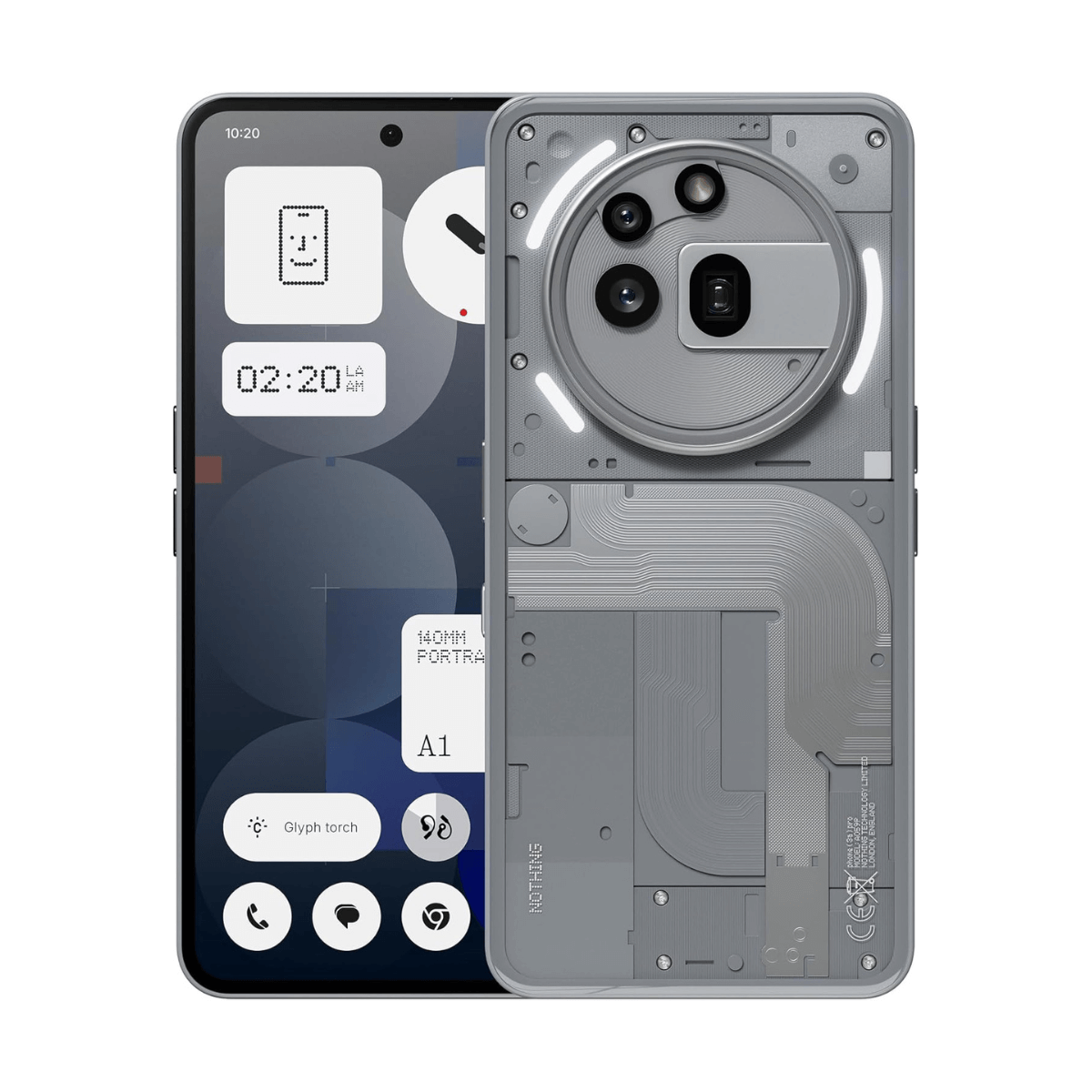 Nothing Phone 3a Pro 5G 12GB/256GB Gris