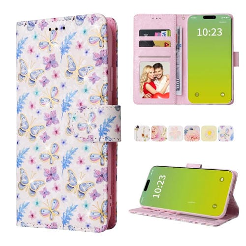 Para iPhone 15 Funda de Cuero Rfid con Pintura Bronceadora (Pensamientos) - MOVILSTORE