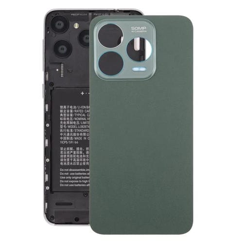 Back Battery Cover in Leather with Adhesive for ZTE Blade V70