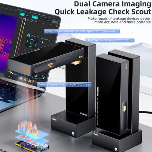 Termómetro de duplo espectro Câmara Térmica QianLi L256 iStele