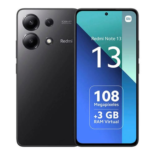 Xiaomi Redmi Note 13 4G 6Gb/128Gb Negro (Midnight Black) Dual SIM - MOVILSTORE