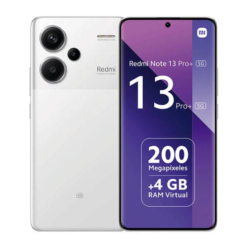 Xiaomi Redmi Note 13 Pro+ 5G 8Gb/256Gb Blanco (Moonlight White) Dual SIM - MOVILSTORE