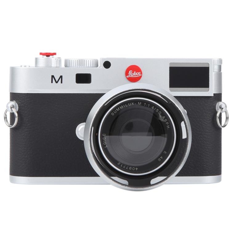 Accesorios de estudio fotográfico para cámara ficticia Leica M11 (plateados)