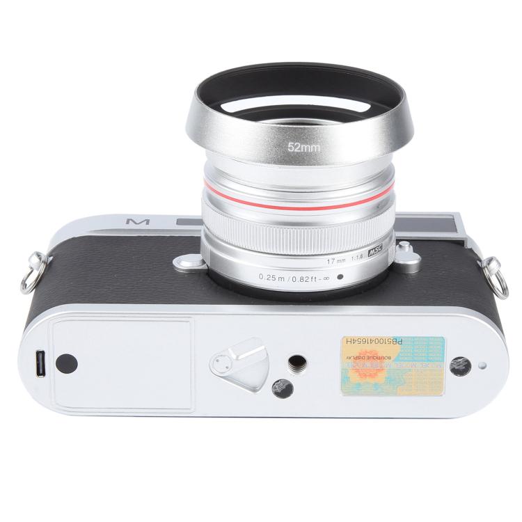 Accesorios de estudio fotográfico para cámara ficticia Leica M11 (plateados)