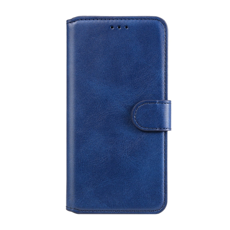 Para Motorola Moto G 5G Plus Classic Calf Texture PU + TPU Funda de cuero con tapa horizontal, con soporte, ranuras para tarjetas y billetera (azul)