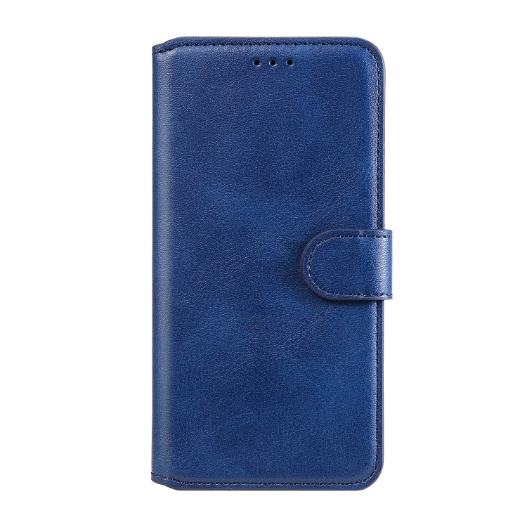 Para Motorola Moto G9 Play Classic Calf Texture PU + TPU Funda de cuero con tapa horizontal, con soporte, ranuras para tarjetas y billetera (azul)