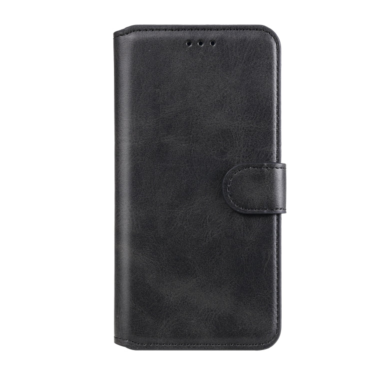 Para Motorola Moto G9 Play Classic Calf Texture PU + TPU Funda de cuero con tapa horizontal, con soporte, ranuras para tarjetas y billetera (Negro)