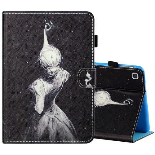 Funda para Tablet Samsung Galaxy Tab A 8.0 (2019) T290/T295 Cuero Plano con Soporte (Star Girl)