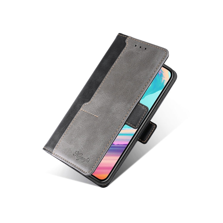 Estuche de Cuero para Samsung Galaxy S8 con Tapa Horizontal, Hebilla Lateral, Soporte, Ranuras para Tarjetas y Billetera (Negro)