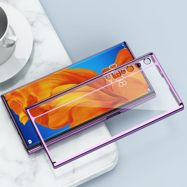 Para Huawei Mate XS TPU + Funda protectora de placas (púrpura)