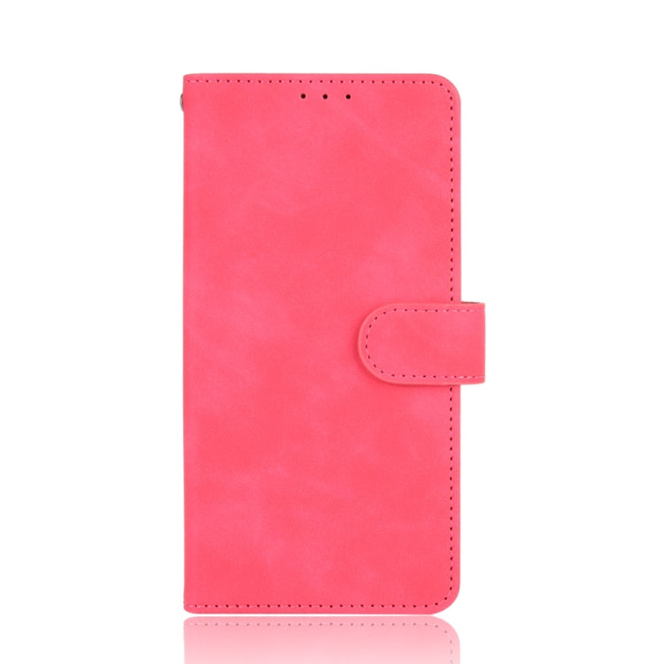 Para Motorola Moto E7 Power Color Sólido Siente Siente Hebilla Magnética Caja de cuero de la PU de la textura de la textura de la textura Horizontal con el soporte y las tragamonedas y la cartera (oro rosa)