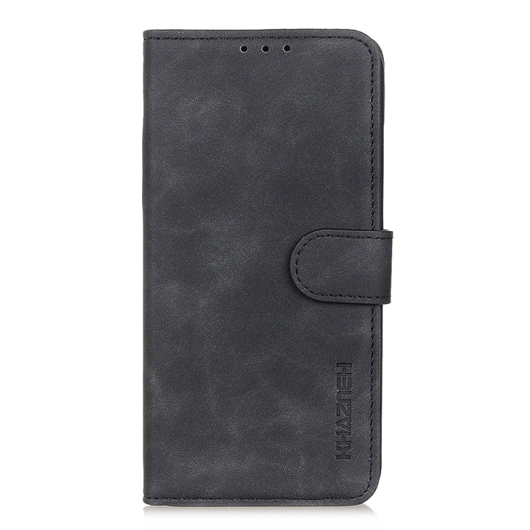 Para Google Pixel 6 Khazneh Retro Texture PU + TPU Funda de cuero Horizontal Flip con soporte y ranuras para tarjetas (Negro)
