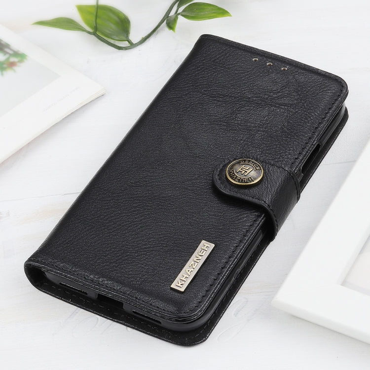 Para Google Pixel 6 Pro Khazneh Texture Cow Horizontal Flip Funda de cuero con soporte y tragamonedas y billetera (Negro)