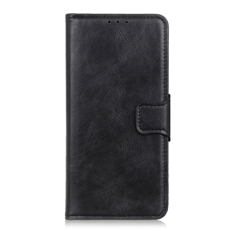 Para Google Pixel 6 Mirren Crazy Horse Texture Horizontal Flip Funda de cuero con soporte y tragamonedas y billetera (Negro)