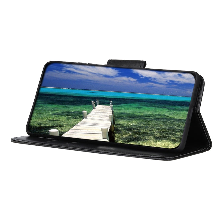 Para Google Pixel 6 Mirren Crazy Horse Texture Horizontal Flip Funda de cuero con soporte y tragamonedas y billetera (Negro)