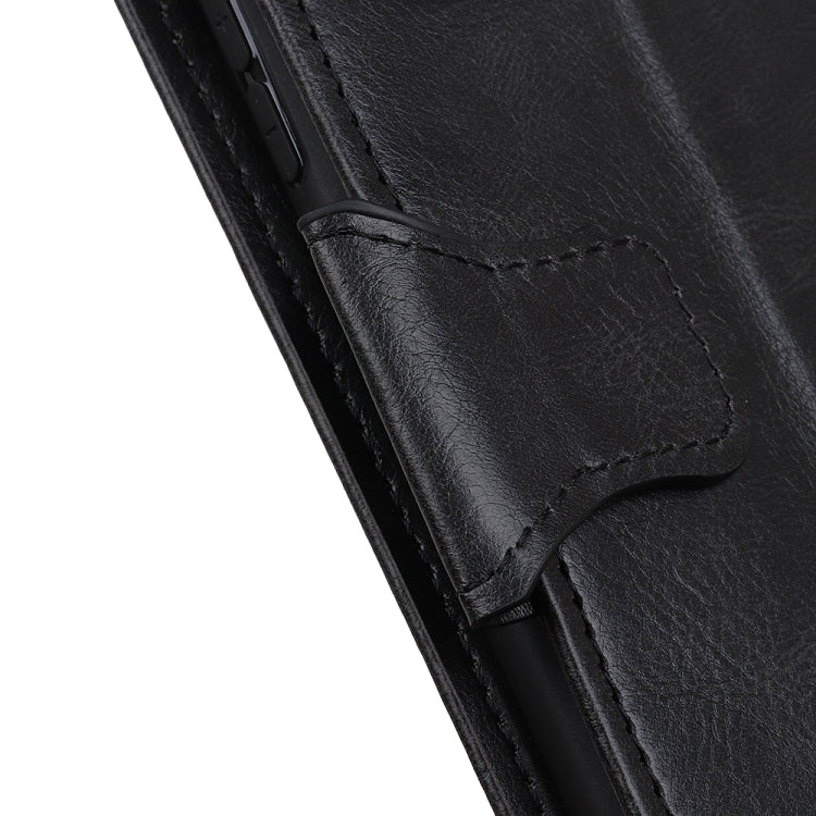 Para Google Pixel 6 Mirren Crazy Horse Texture Horizontal Flip Funda de cuero con soporte y tragamonedas y billetera (Negro)