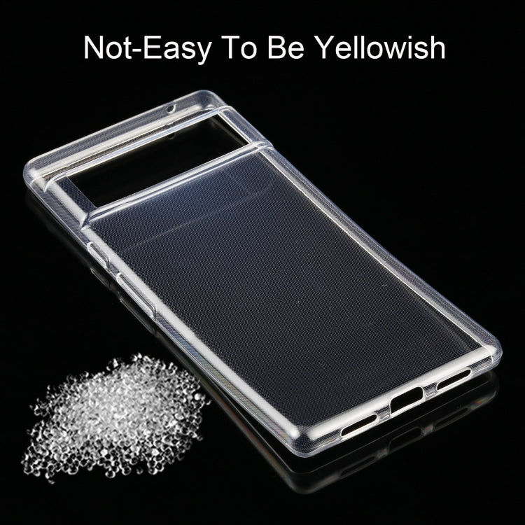 Para Google Pixel 6 Pro 0.75mm TPU transparente ultrafino TPU Funda protectora