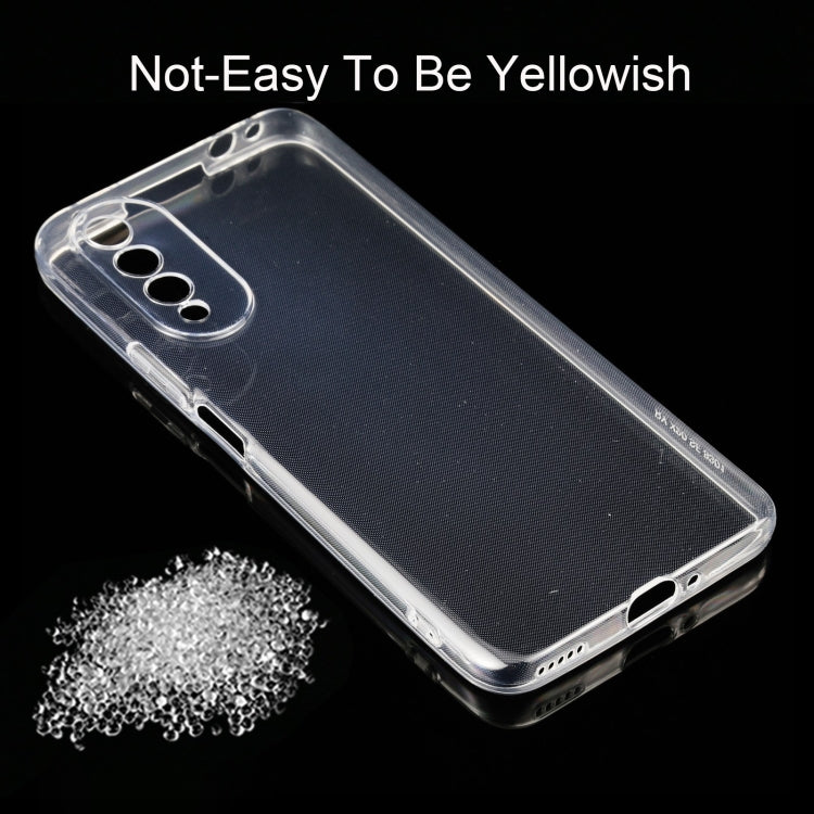 Para Honor X20 SE 0.75mm Funda protectora suave TPU transparente ultra delgada