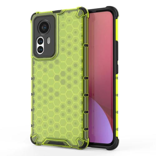 Para la caja de teléfono TPU de Honeycomb + TPU de Honeycomb de Honeycomb de Xiaomi 12 Pro (verde)