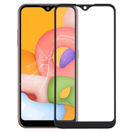 Frontbildschirm Samsung Galaxy A21 Glaslinse Außen mit transparentem OCA-Klebstoff