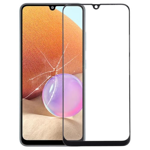 Front Screen Samsung Galaxy A32 4G Glass Lens Exterior with Adhesive OCA (Transparent)