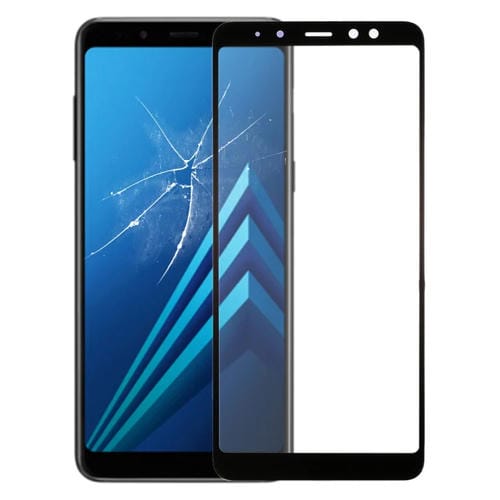 Ecrã Frontal Samsung Galaxy A8 Lente de Vidro Exterior com Adesivo OCA Transparente