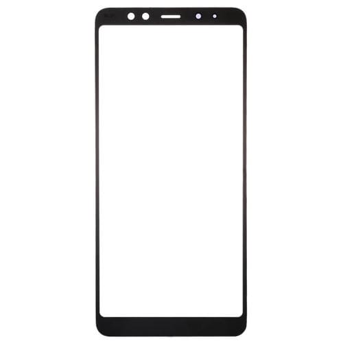 Écran Avant Lentille en Verre Extérieur Samsung Galaxy A8+ A730 avec Adhésif OCA Transparent