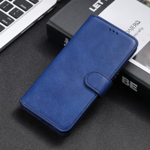Para Xiaomi Poco M4 Pro Classic Calf Texture PU + TPU Funda de cuero Horizontal Flip (Azul)