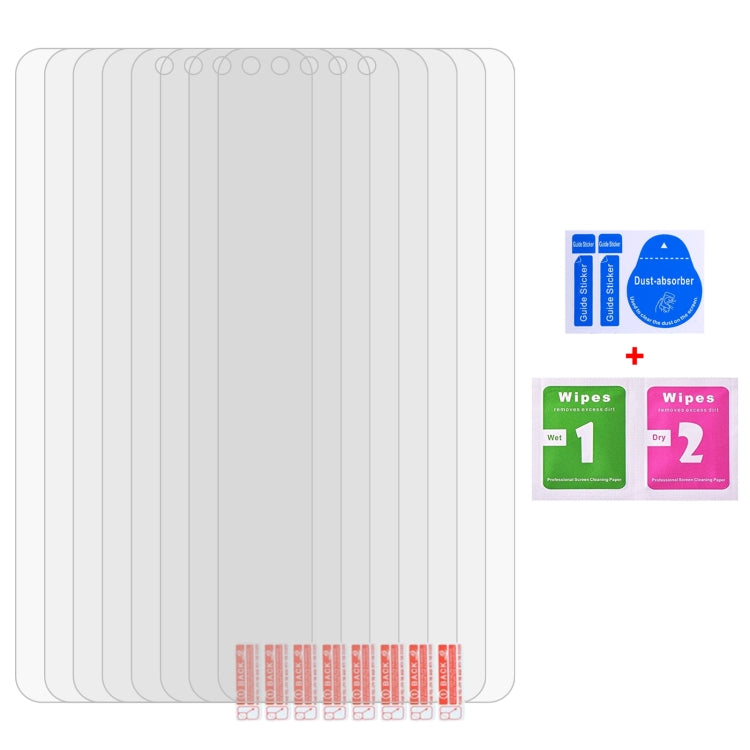 Para Samsung Galaxy S21+ 5G 10pcs 0.26mm 9H 2.5D Película de vidrio templado, no se admite el desbloqueo de huellas dactilares