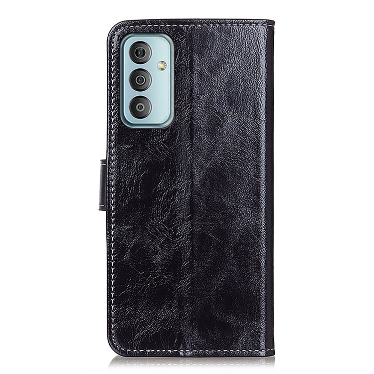 Para Samsung Galaxy M23 / F23 Retro Crazy Horse Texture Thebet Funda telefónica (Negro)