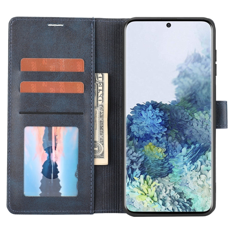 Para Samsung Galaxy S20 Classic Wallet Flip Leather Case (azul)