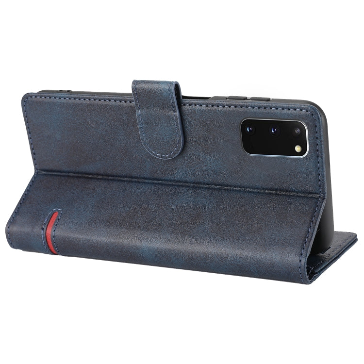 Para Samsung Galaxy S20 Classic Wallet Flip Leather Case (azul)