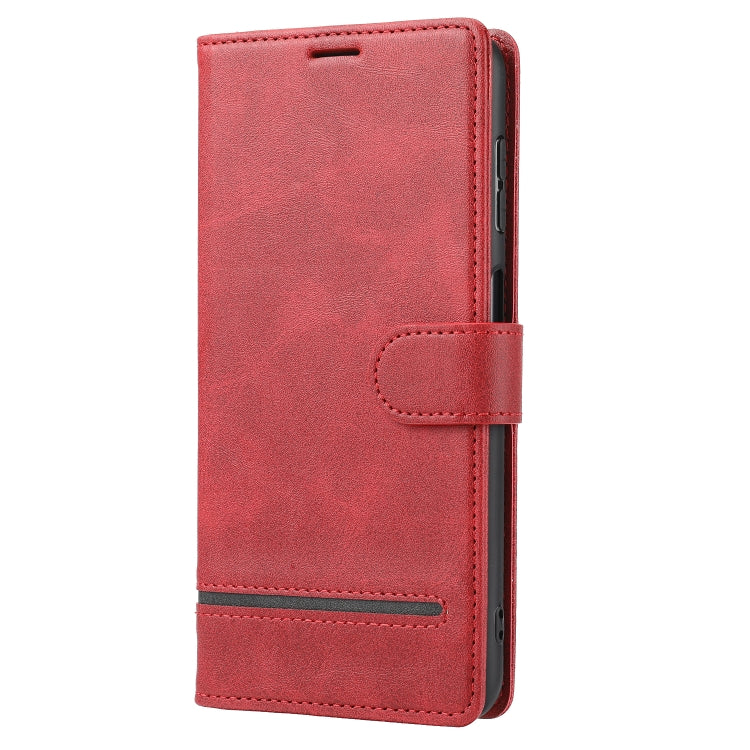 Para Samsung Galaxy S20 Classic Wallet Flip Leather Case (rojo)