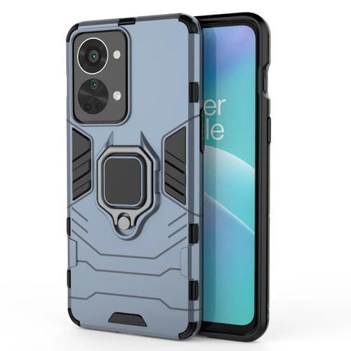 Magnetic Ring Holder para OnePlus Nord 2T 5G PC + TPU (Azul Marino)