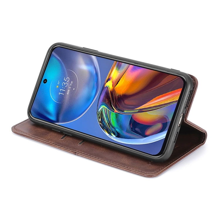 Para Samsung Galaxy S22+ Cow Texture Magnetic Horizontal Flip Cuero Case (negro)