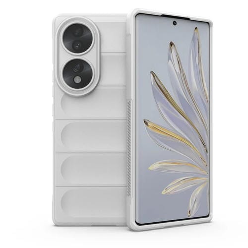 Funda Para Honor 70 5G Magic Shield TPU + Flannel Case (Blanco)