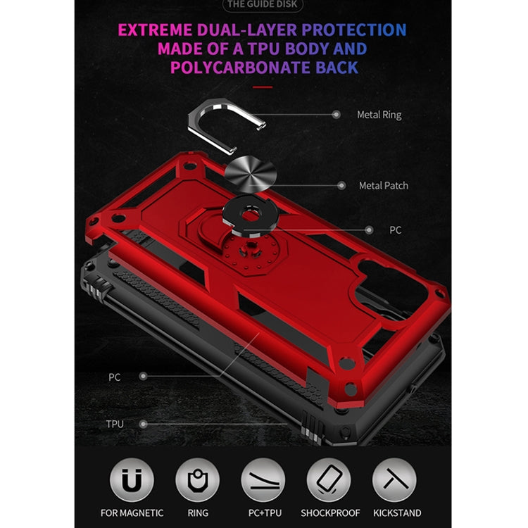 Para Huawei P40 Lite Funda protectora TPU + PC a prueba de golpes con soporte giratorio de 360 grados (plateado)