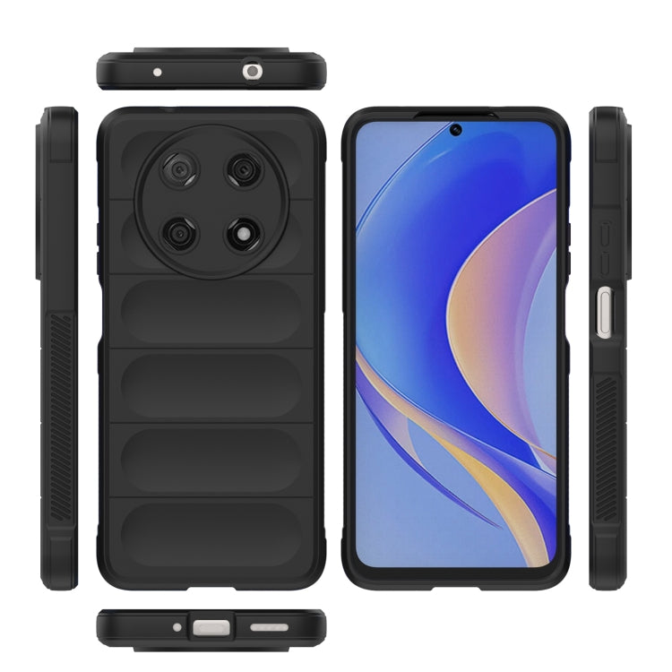 Funda TPU Magic Shield + Estuche Franela para Huawei Nova Y90 y Enjoy 50 Pro (Rojo Vino)