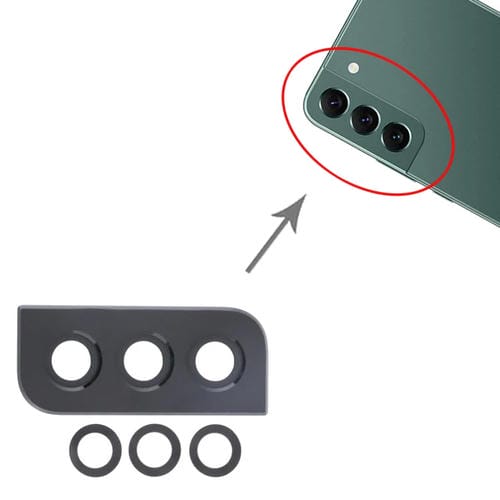 Housse d'objectif d'appareil photo Samsung Galaxy S22+ 5G SM-S906B (10 pièces)