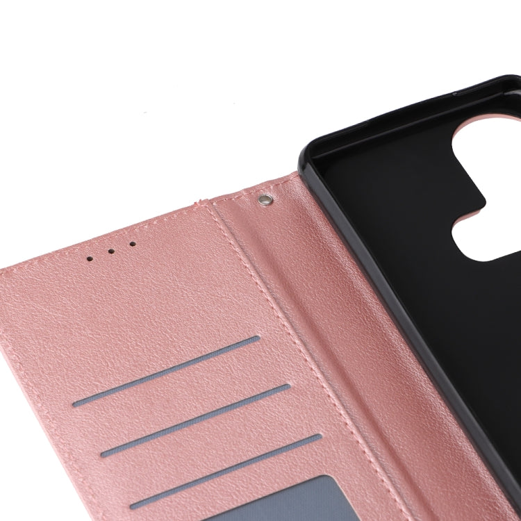 Estuche de Cuero para Infinix Hot 11S con Tapa Horizontal y 3 Ranuras para Tarjetas (Marrón)