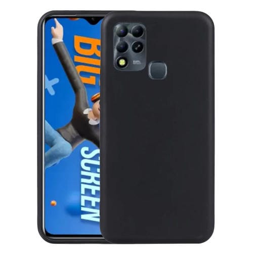 Para Infinix Hot 12 India X689F Funda de teléfono TPU (Negro)