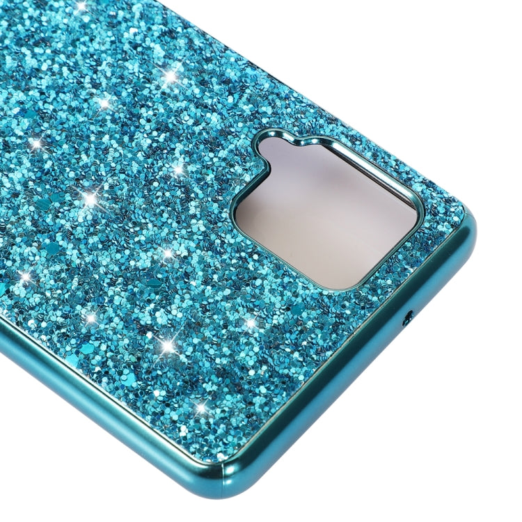 Para Samsung Galaxy A12 5G Glitter Powder Funda de teléfono TPU a prueba de golpes (Oro)
