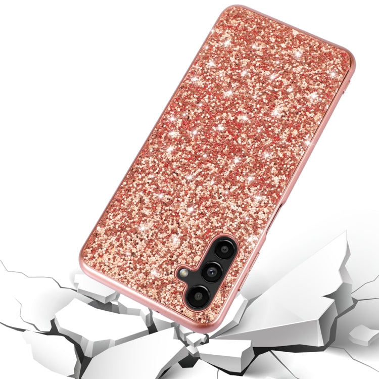 Para Samsung Galaxy A54 5G Glitter Powder Funda de teléfono TPU a prueba de golpes (Azul)