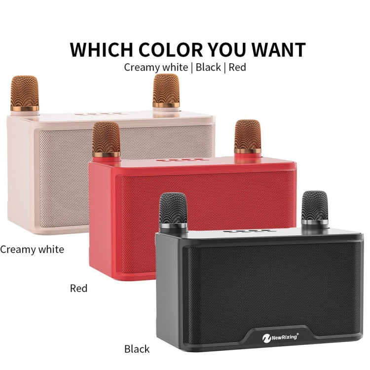 Micrófono Inalámbrico Newrixing Nr8088 TWS Reducción de Ruido Altavoz Bluetooth Inteligente (Rojo)