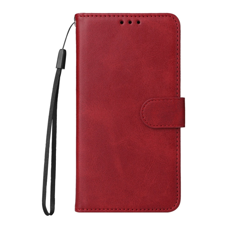 Funda de Piel con Tapa y Textura de Becerro para Huawei Nova 13 Pro (Roja)