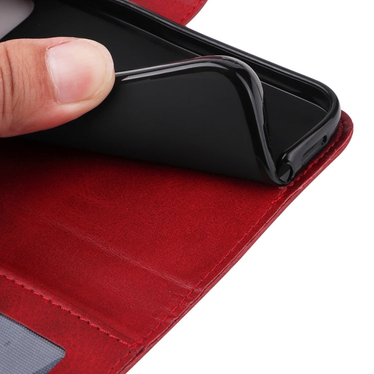 Funda de Piel con Tapa y Textura de Becerro para Huawei Nova 13 Pro (Roja)