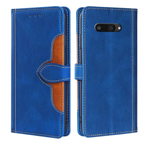 Funda de Cuero Kyocera Digno Sx4 5G con Hebilla Magnética y Tacto Agradable (Azul)