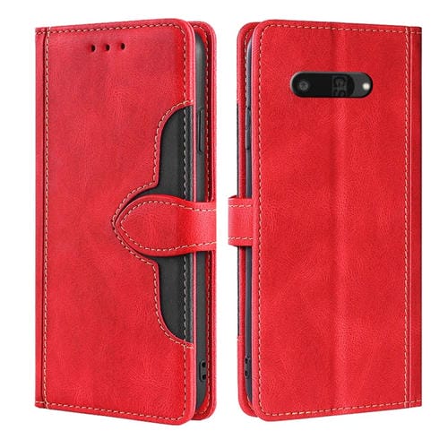 Funda de Cuero Kyocera Digno Sx4 5G con Hebilla Magnética y Tacto Agradable (Rojo)
